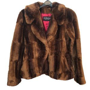 Short Brown Fur Coat